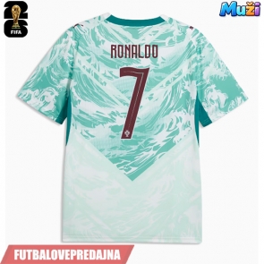 Lacne Muži Futbalové dres Portugalsko Cristiano Ronaldo #7 MS 2026 Krátky Rukáv - Preč